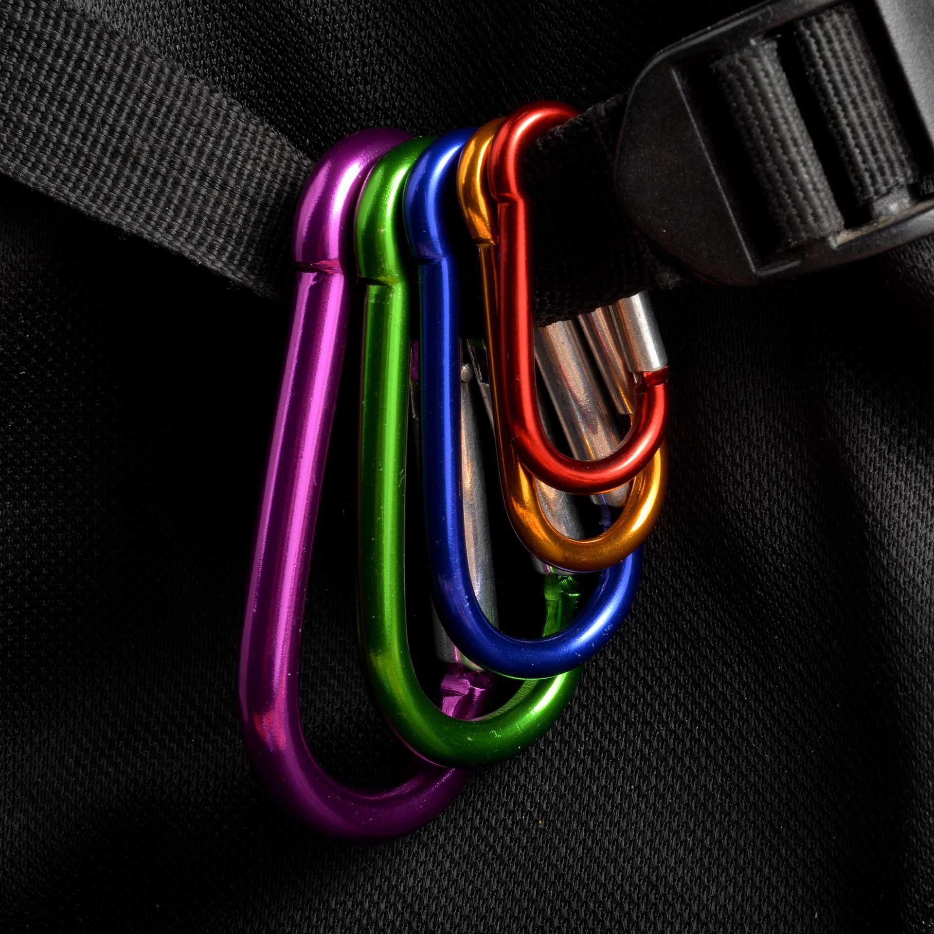 Gourd type No. 5 hanging buckle box bag buckle spring hook climbing kettle buckle LED light buckle aluminum alloy carabiner