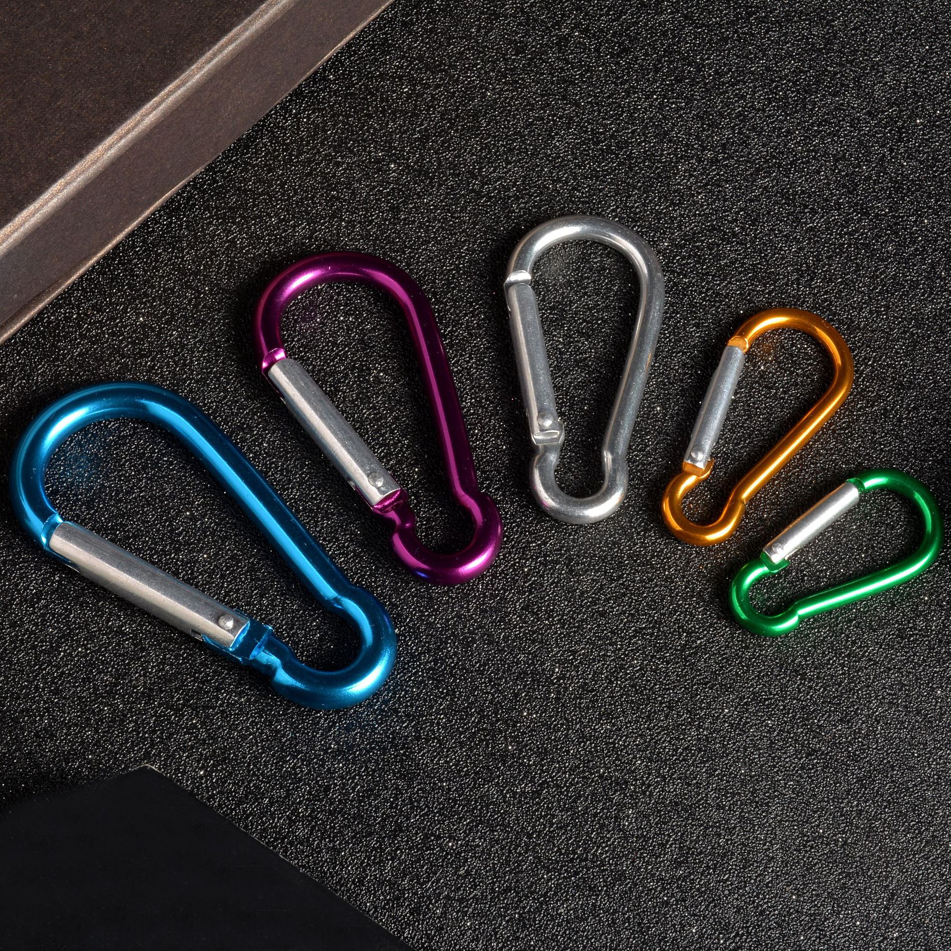 Gourd type No. 5 hanging buckle box bag buckle spring hook climbing kettle buckle LED light buckle aluminum alloy carabiner
