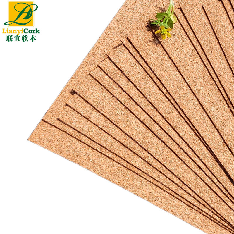 Lianyi Cork Wholesale Cork Sheet Cork Sheet Processing Sound Insulation Cork Paper Production and Production Factory Direct Sales