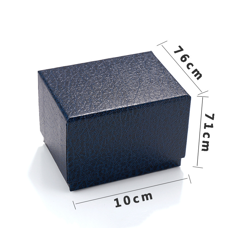 Thickened watch box packaging wholesale heaven and earth cover litchi grain watch gift box jewelry box universal logo