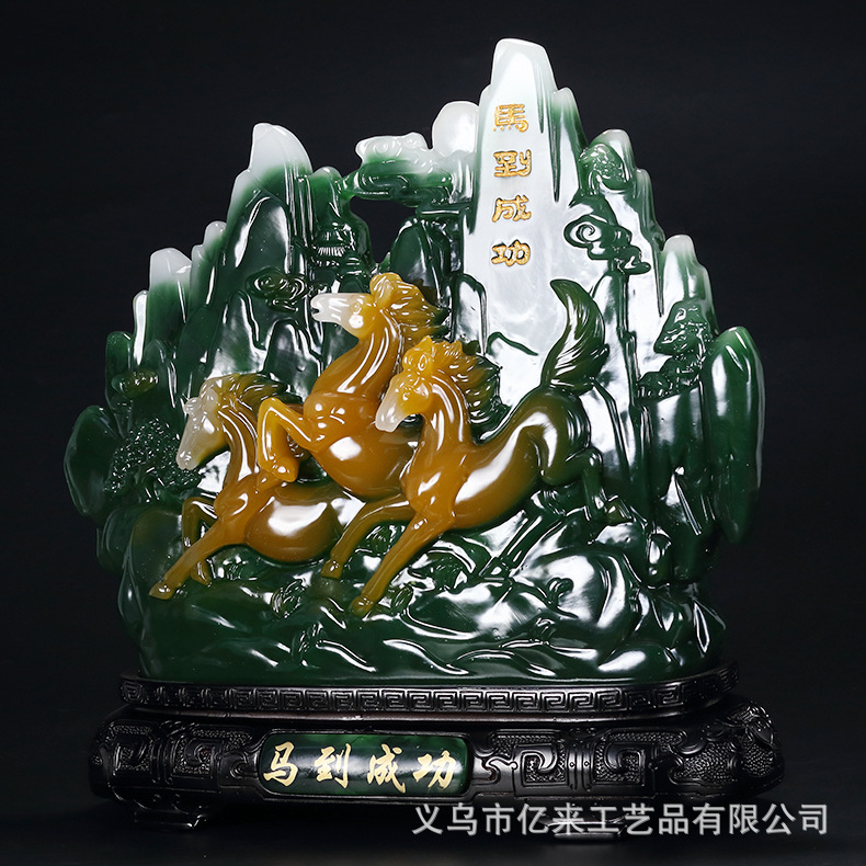 Smooth sailing boat horse to success grand plan eagle ornaments home decorations housewarming opening crafts