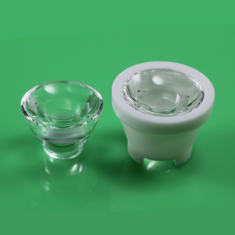 Led Lens Single 15mm25 Degree Concave Sand Flashlight Lens 1W Imitation Lumen Nail Lamp Lens