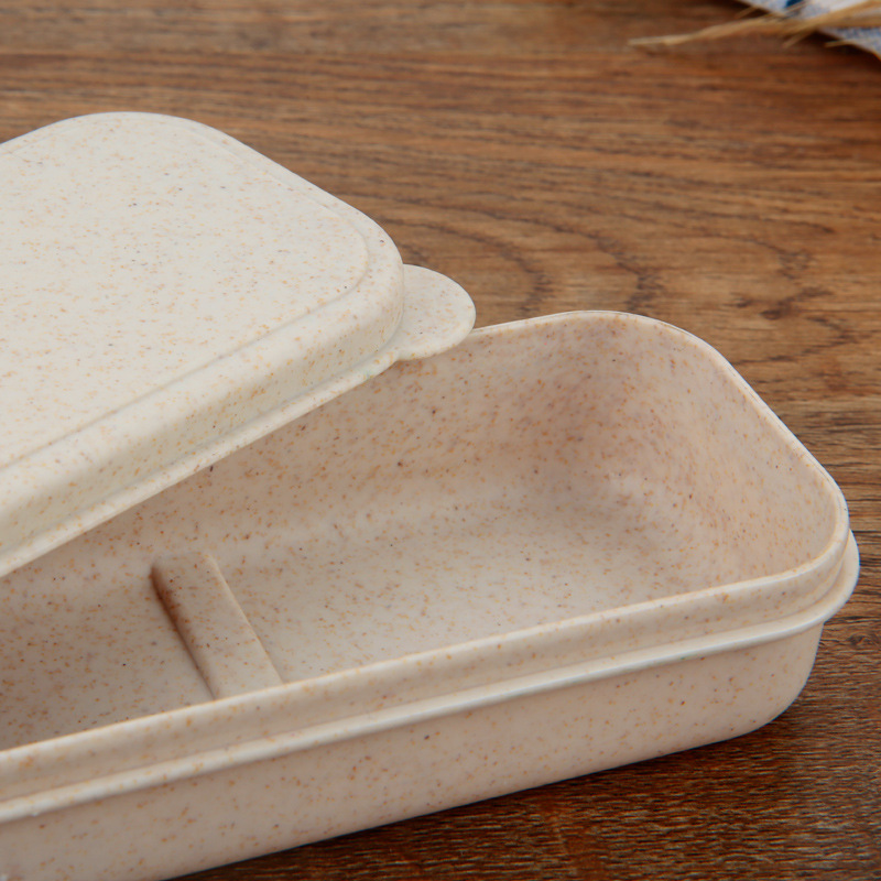 Wheat Cutlery Box Straw Portable Cutlery Box Cutlery Storage Box Cutlery Gift Box