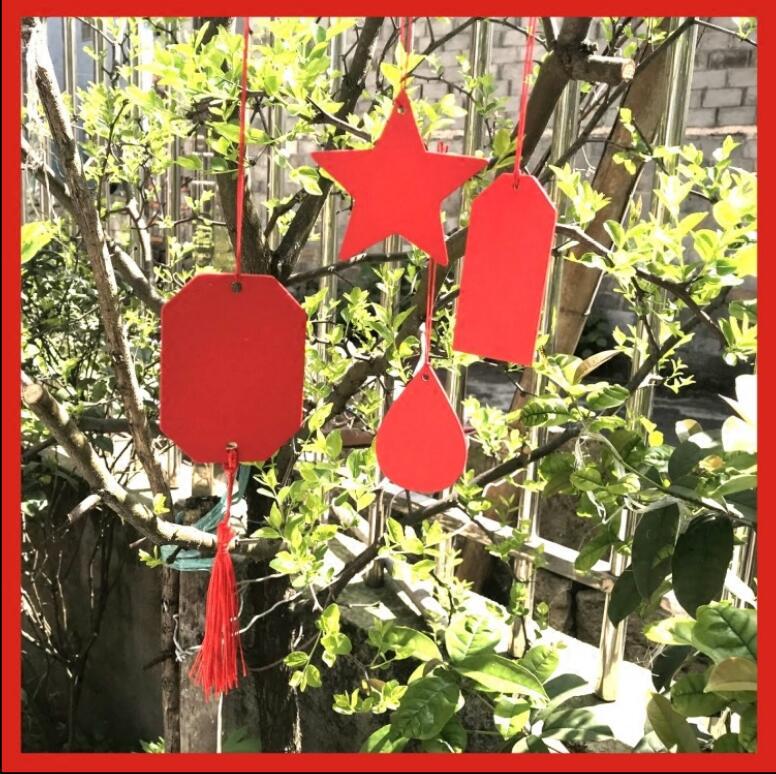 Prayer Cards, Wooden Cards, Holiday Decoration Cards, Wooden Hanging Cards, Wishing Cards, Various Specifications, Can Be Engraved with Logo