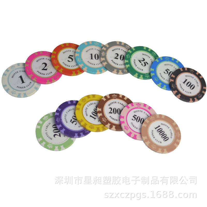 Factory Direct Sales Clay Chips Chess and Card Room Mahjong Chips Card Chips Cards Playing Cards with Reward Currency Pictures Customized