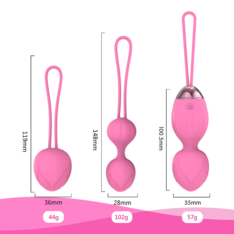 Yan aiylove Amazon popular 2-in-1 Kegel ball exercise and massage function wireless remote control vibrator