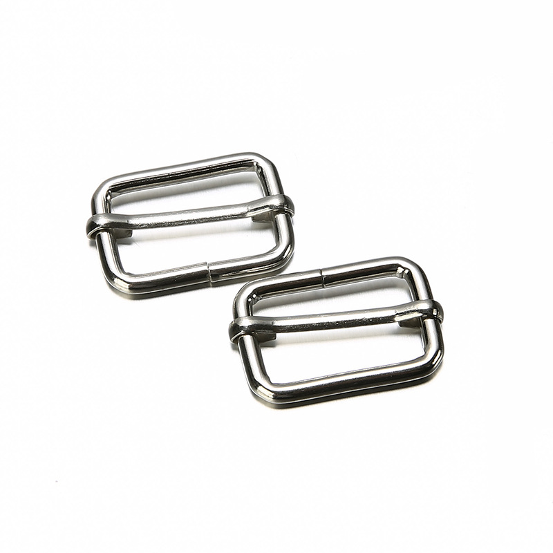 Factory Direct metal pull-core buckle in stock luggage hardware Japanese buckle wholesale three-gear buckle adjustment buckle