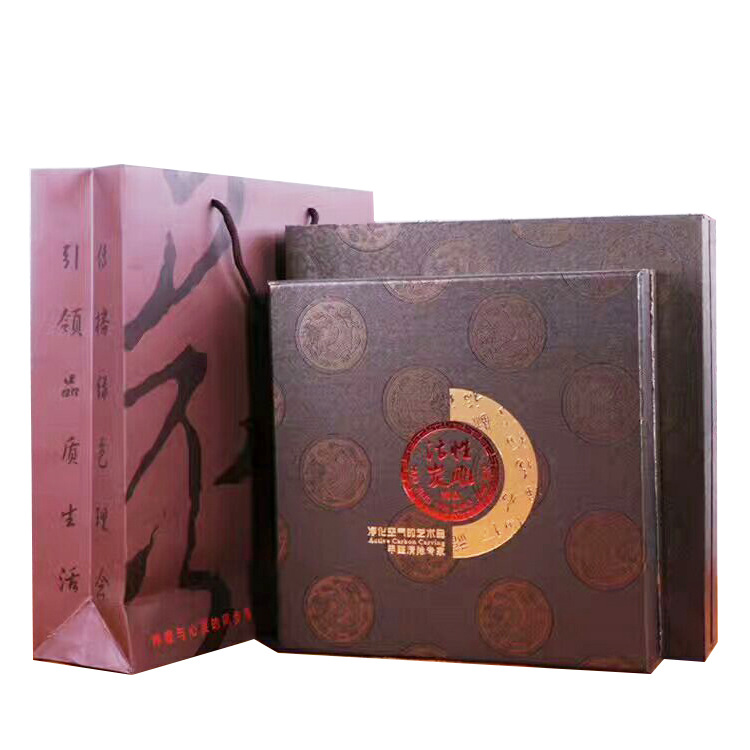 Hubei Local Gift Huanghelou Activated Carbon Carving Chinese-Style Living Room Decoration Business Meeting New Chinese Style