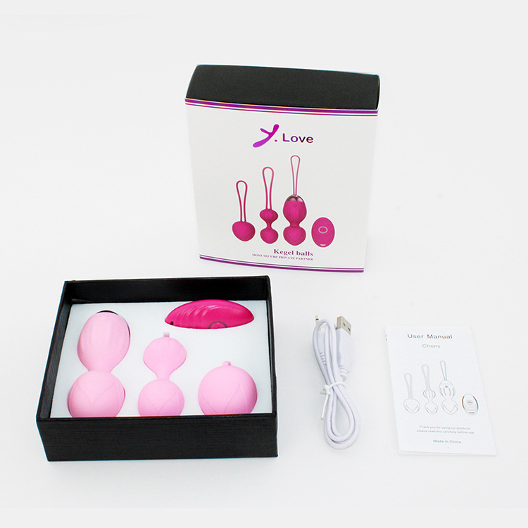Yan aiylove Amazon popular 2-in-1 Kegel ball exercise and massage function wireless remote control vibrator