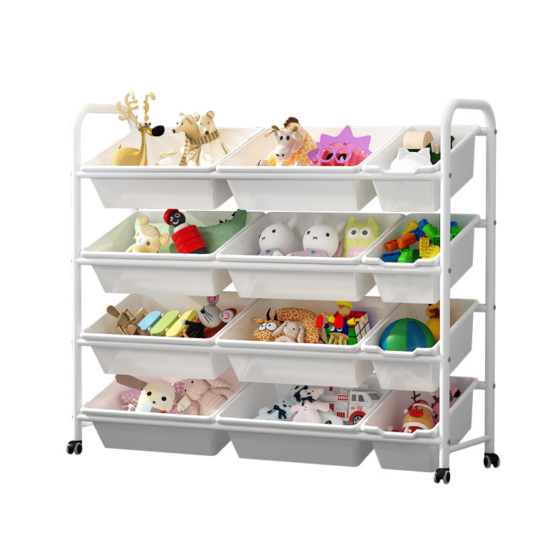 Children's Toy Storage Rack Simple Storage Box Kindergarten Toy Rack Storage Rack Baby Toy Storage Cabinet