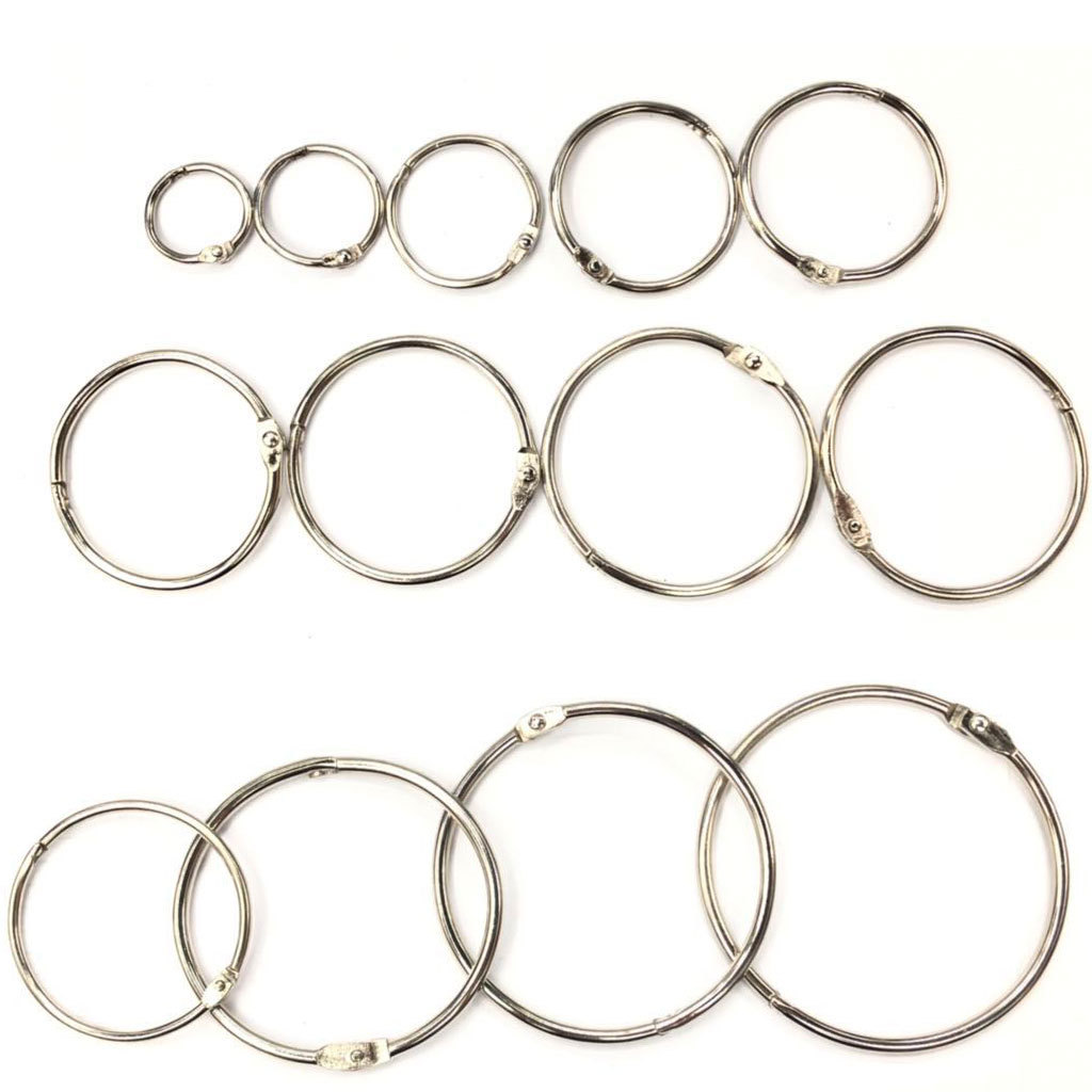 Table Calendar Metal Book Ring Open Ring Set Iron Ring Activity Photo Album Card Ring Open Ring Loose-leaf Ring