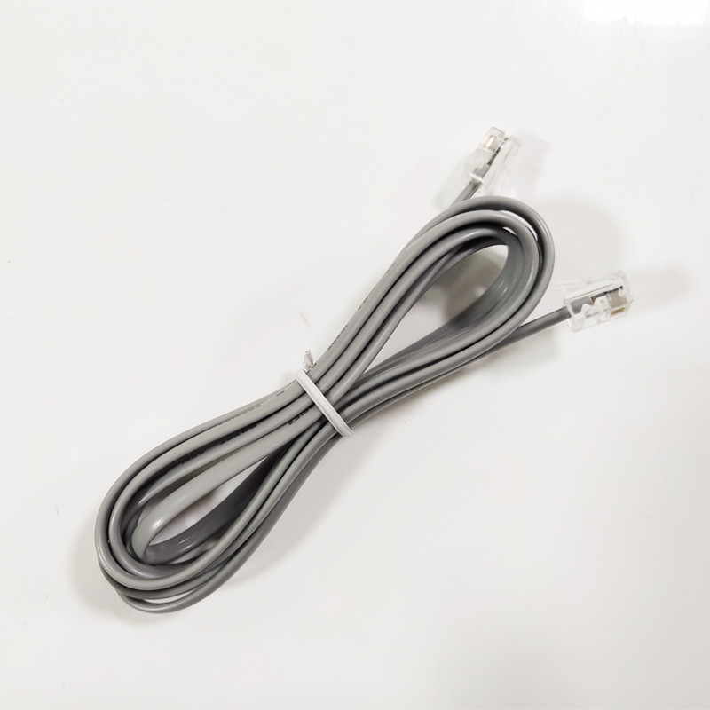 Manufacturers supply 20251 4-core telephone line 28AWG oxygen-free copper 0.3-50 m flat phone cable