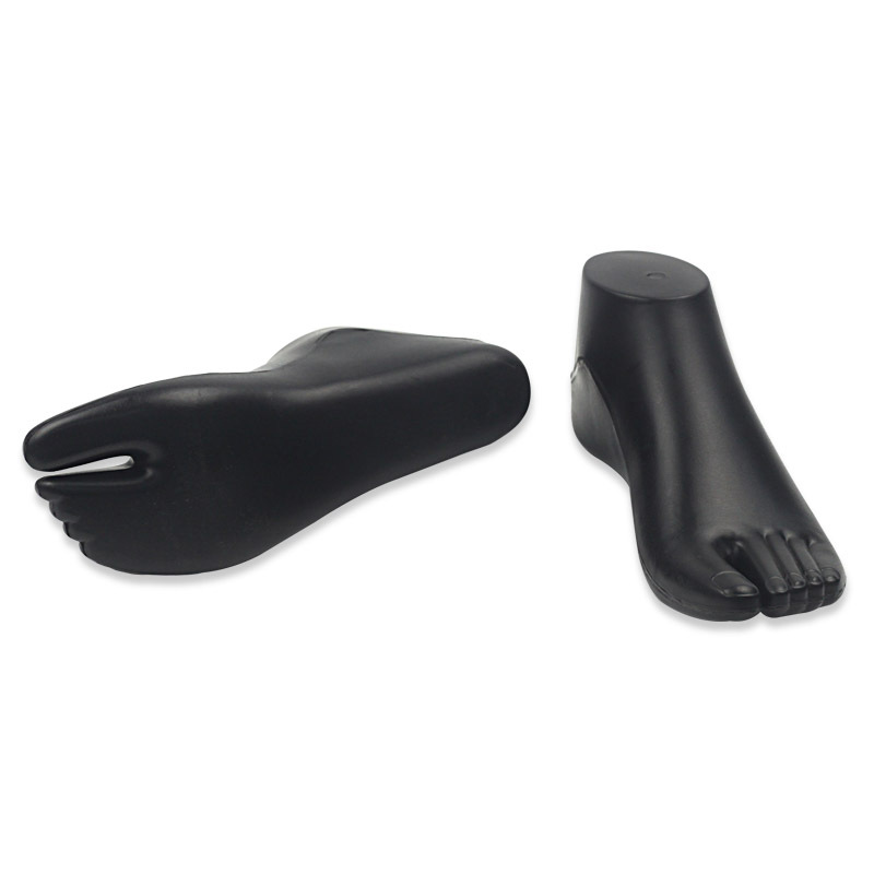 Soled Shoe Foot Model with Finger Thickeneded Shoe Mold Leg Mold Boat Socks Mold Support Shoe Stretcher Sandals Plastic Shoe Wear