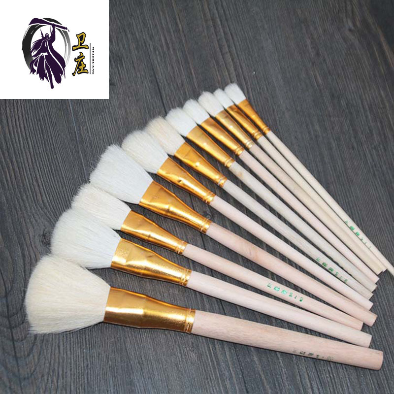 Wholesale Wool Brush Soft Head S Pen Ceramic Drawing Gold Craft Pen Paint Brush Industrial Craft Painted Wool Brush