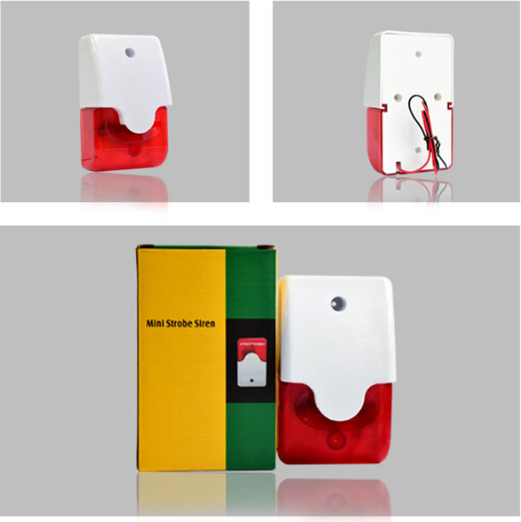 103 проводная звуковая и световая полицейская сигнализация, светодиодное предупреждение 12V 24V 220V