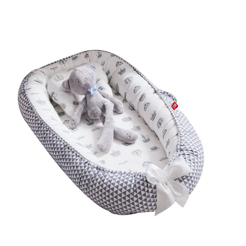 Cross-Border Hemei Crib Removable and Washable Portable Removable Bed-In-Bed Bionic Baby Nest Crib