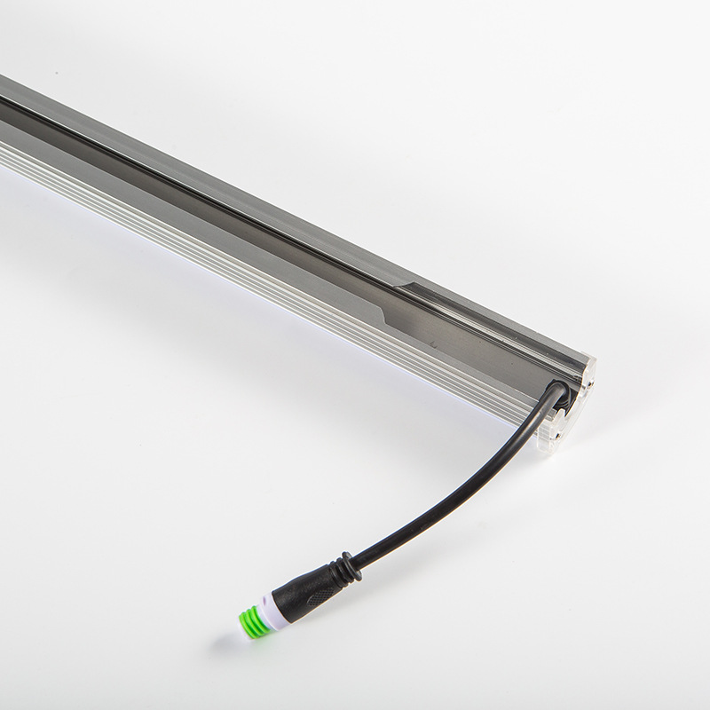 Outdoor Led Guardrail Tube 12W Engineering Lighting Outline Hotel Shopping Mall Exterior Wall Decorative Light Multicolor Line External Control