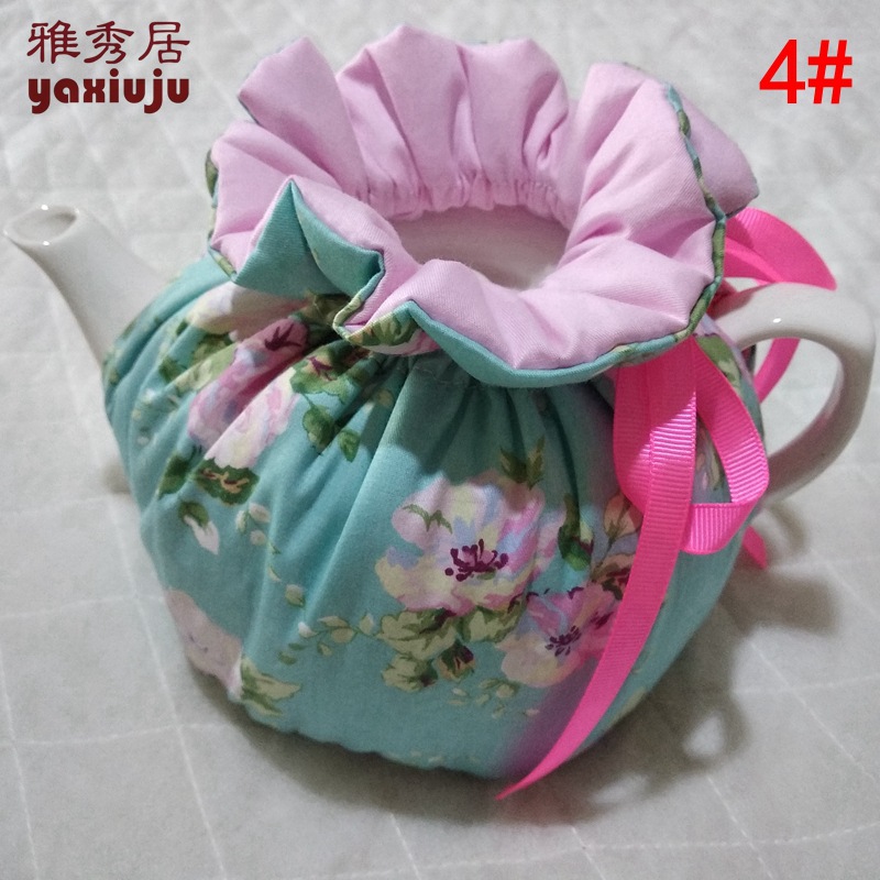 Household Tea Pot Insulation Cover Warm Dust-proof Anti-scalding Hand Cloth Cover Cotton Cloth Cotton Padded Tea Pot Cover