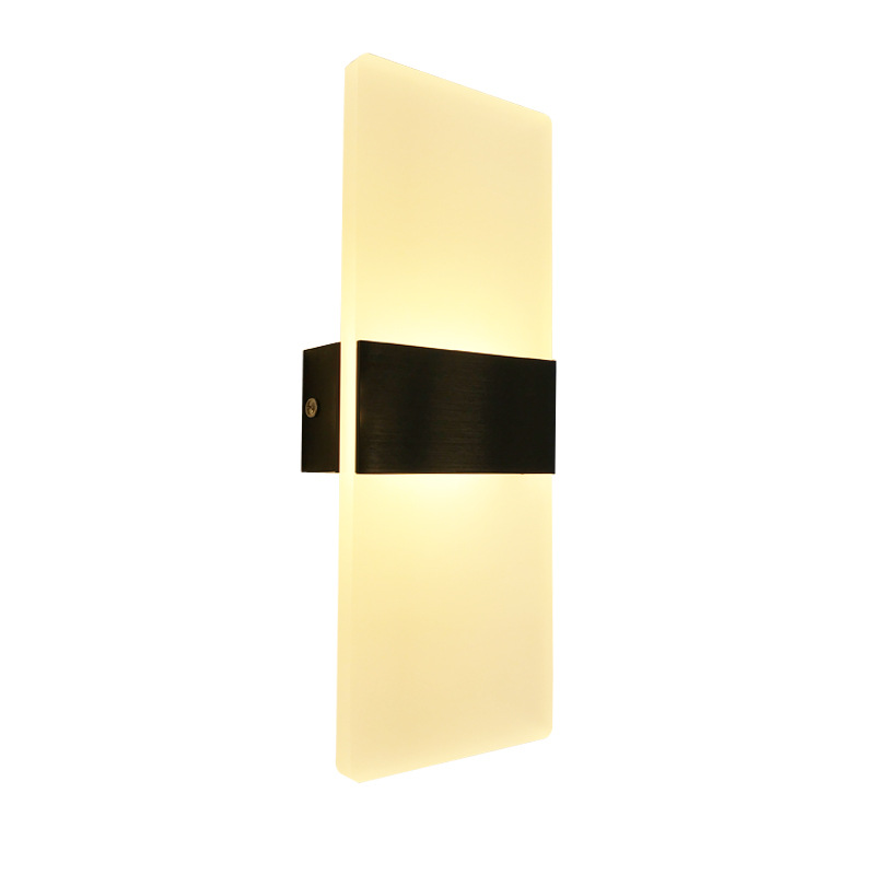 Acrylic Wall Lamp Led Simple Bedroom Bedside Lamp Living Room Hotel Corridor Aisle Led Engineering Lighting Fixtures