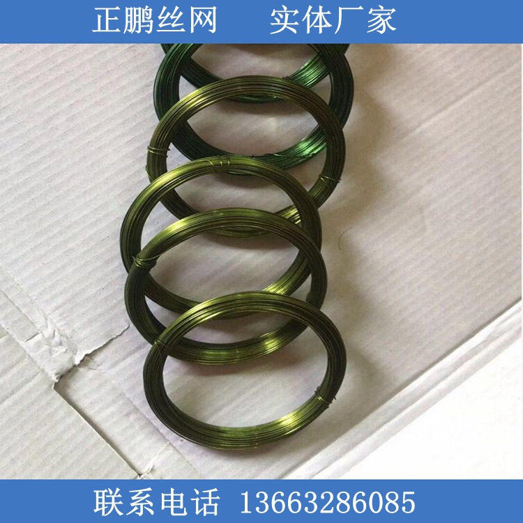 Manufacturer Wholesale Colored Painted Wire, Decorative Iron Wire, Soft Painted Wire for Handmade Decorations, Fine Soft Wire for Gardening