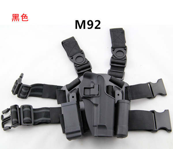 CQC leg sleeve quick dial sleeve plastic holster tactical holster 1911/ M9 /g17/P226/USP leggings waist bag