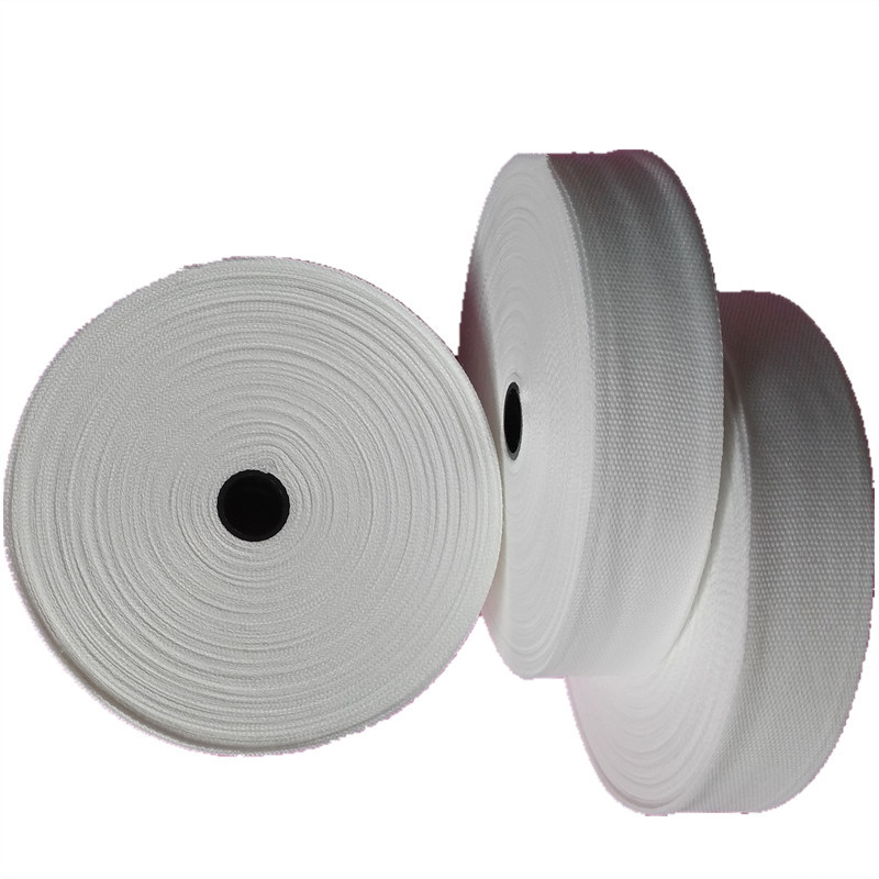 Class F electrician white cloth with motor coil binding winding tape insulation tape Heat Shrinkable tape 20mm