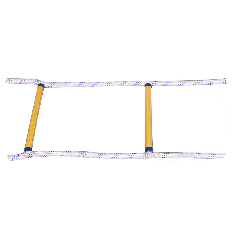 Non-slip safety rope ladder soft ladder soft Ladder 5-30 m aerial work soft ladder rope ladder double hook rope ladder