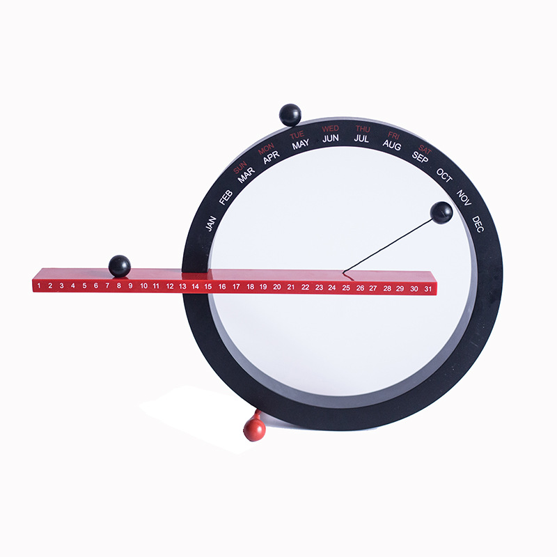 Second Generation Creative Calendar Magnetic Perpetual Calendar Home Bedroom Home Creative Ornaments Wall Decoration Calendar