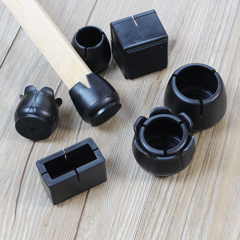 In stock chair foot cover thickened wear-resistant protective cover mute solid wood floor stool stool leg corner cover table foot mat