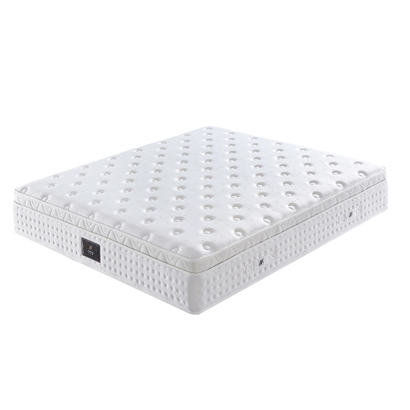 Natural Latex Five-Star Hotel Mattress Double-Layer Mini Independent Pocket Spring Simmons Mattress for Home Bedroom