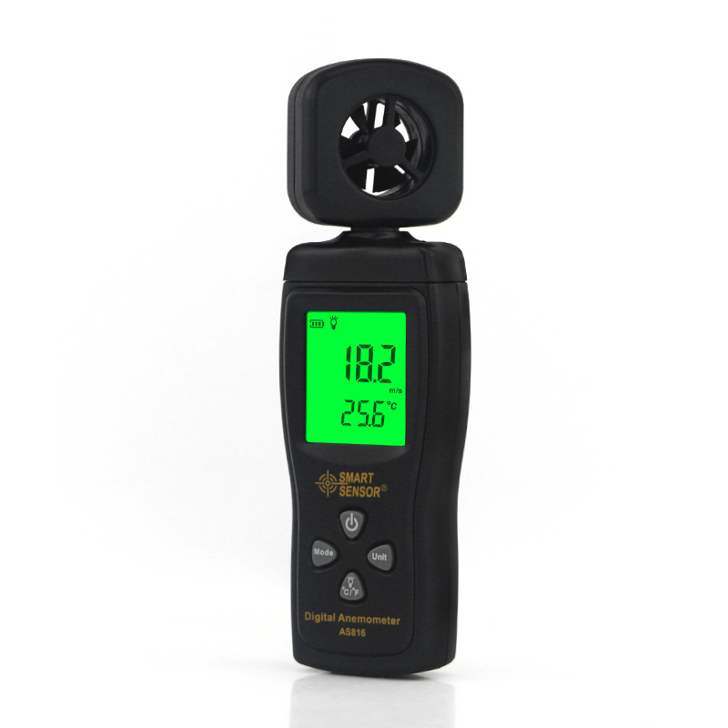 Xima As816 Anemometer Measuring Anemometer Handheld Digital Anemometer High-Precision Anemometer