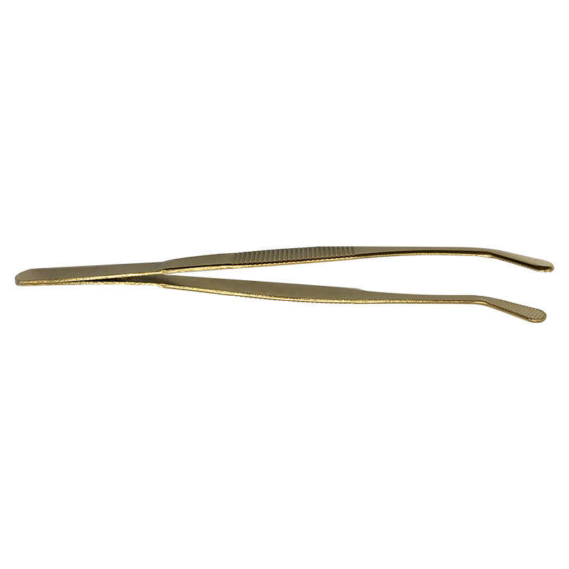 Stainless steel tea clip tea clip wholesale tea ceremony supporting tea set accessories 2cm tweezers 18CM20CM gold plated