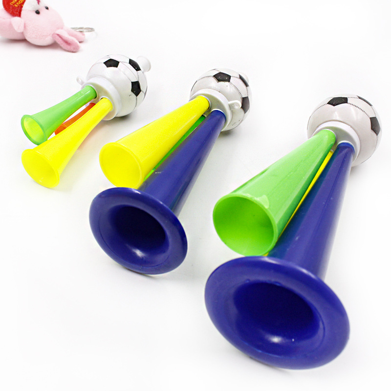Football Horn Creative Small Gifts Children's Toys Playing Musical Instruments Sports Meeting Cheering Props Plastic Toys