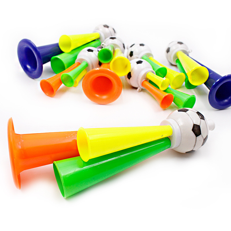 Football Horn Creative Small Gifts Children's Toys Playing Musical Instruments Sports Meeting Cheering Props Plastic Toys
