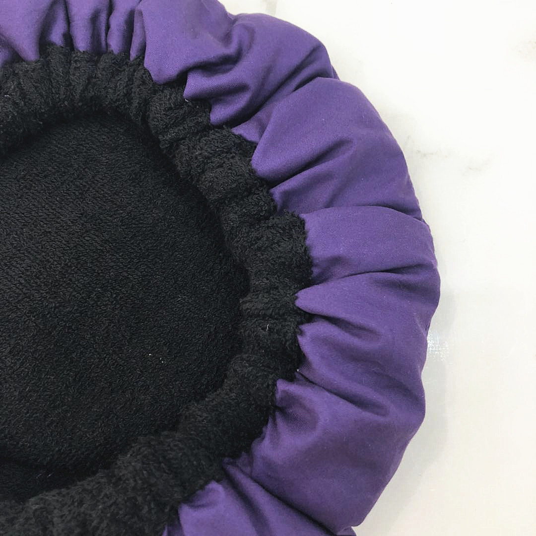 Sales Flaxseed Care Cap Microwave Heating Steam Cap Hair Care Baking Cap Heating