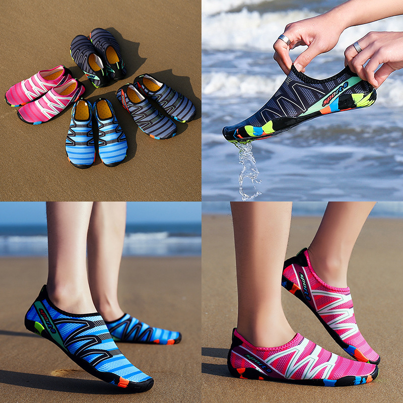 186Water Shoes Cross-Border Swimming Shoes Outdoor Beach Snorkeling Wading Shoes Quick-Drying River Stickers Lightweight