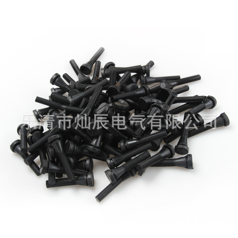 Резиновая палочка черного цвета, 96 шт., длина 6.5 см, ширина 1.2 см, для удаления волос у кур, уток и гусей