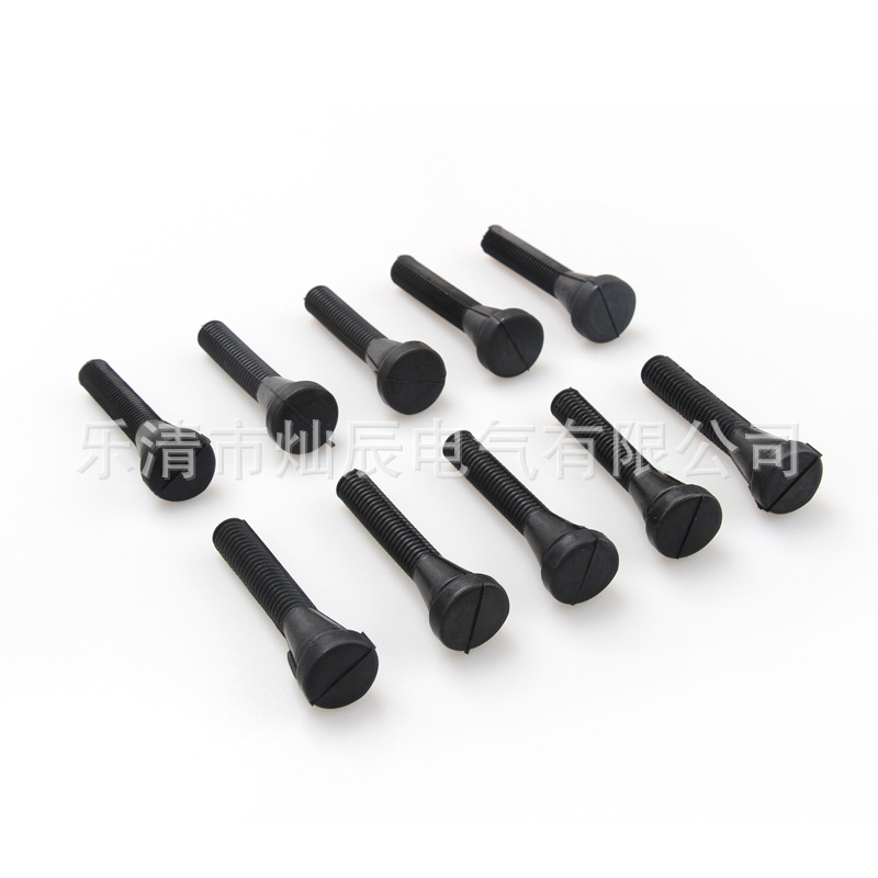 Rubber stick Black 96PCs long 6.5cm groove 1.2cm chicken duck goose hair removal machine hair removal stick glue stick bag