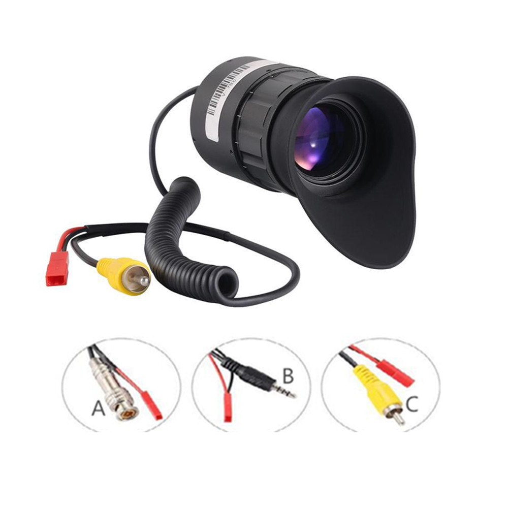 Портативный шлем с большим экраном, высокое разрешение, микродисплей, CVBS вход, внешнее питание, разрешение 1024*768