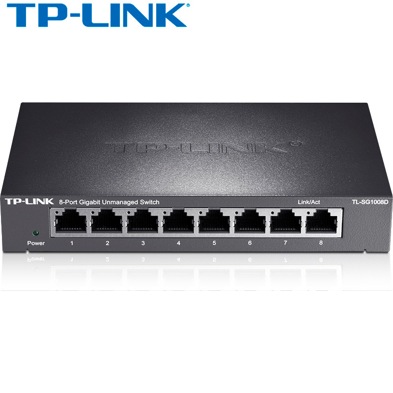 Оригинальный TP-LINK TL-SG1008D 8-портовый гигабитный коммутатор