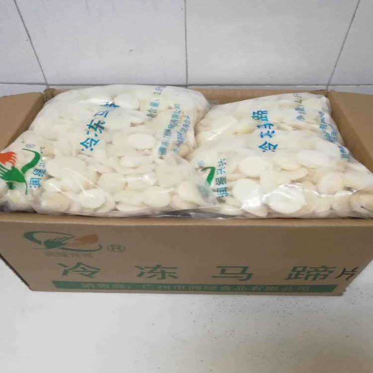 Quick-Frozen Water Chestnut Pellets, Directly Supplied by the Source Manufacturer of Water Chestnuts, 6X6 Size, Meat Filling Ingredients, Guangdong Specialty, Frozen for Chain Stores