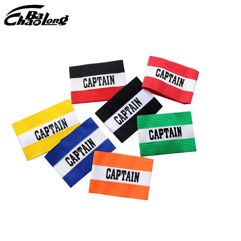 Fans Blank Solid Color Armband Football Game Low-elastic Silk Captain's Armband Sports Paste Winding Armband in stock