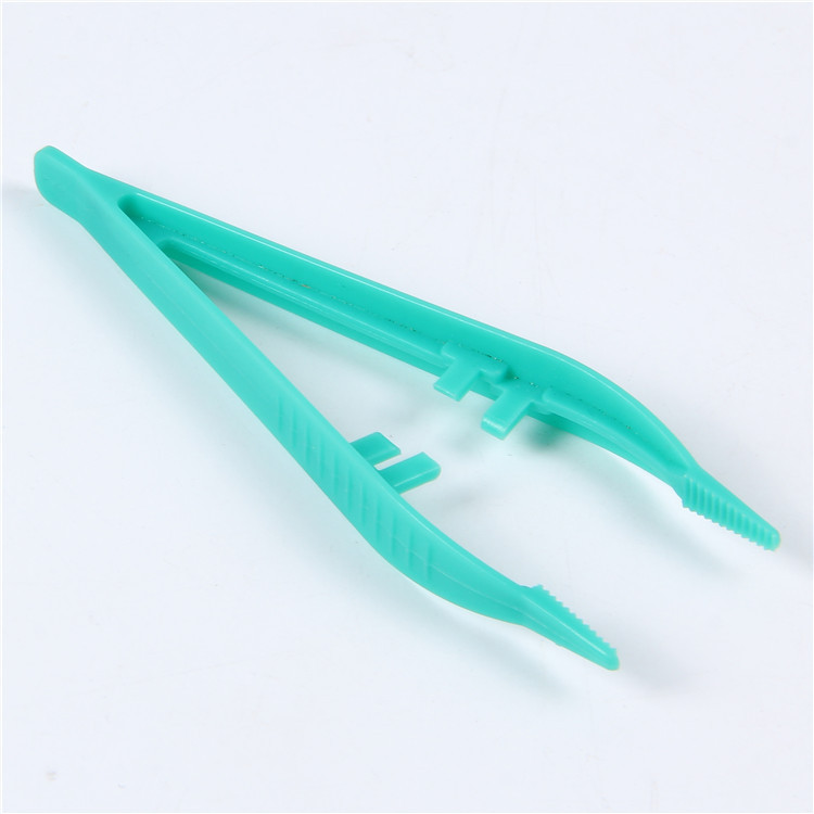 Manufacturer Supplies Disposable Plastic Tweezers, Bagged Tweezers, Medical Tweezers, Beauty Tweezers
