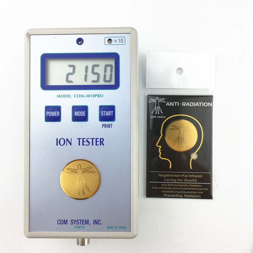 Amazon 24K Metal Double Round Radiation Protection Energy Mobile Phone Sticker Emr Mobile Phone Patch Factory Spot Wholesale