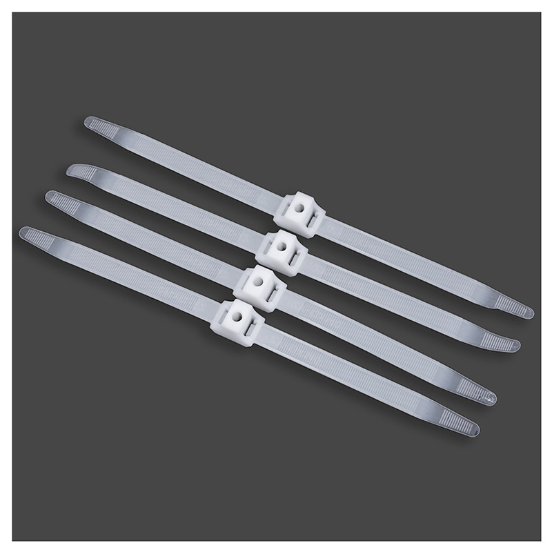 Double buckle cable tie 13*140 13*250 13*250-420 cable double buckle nylon tie strap