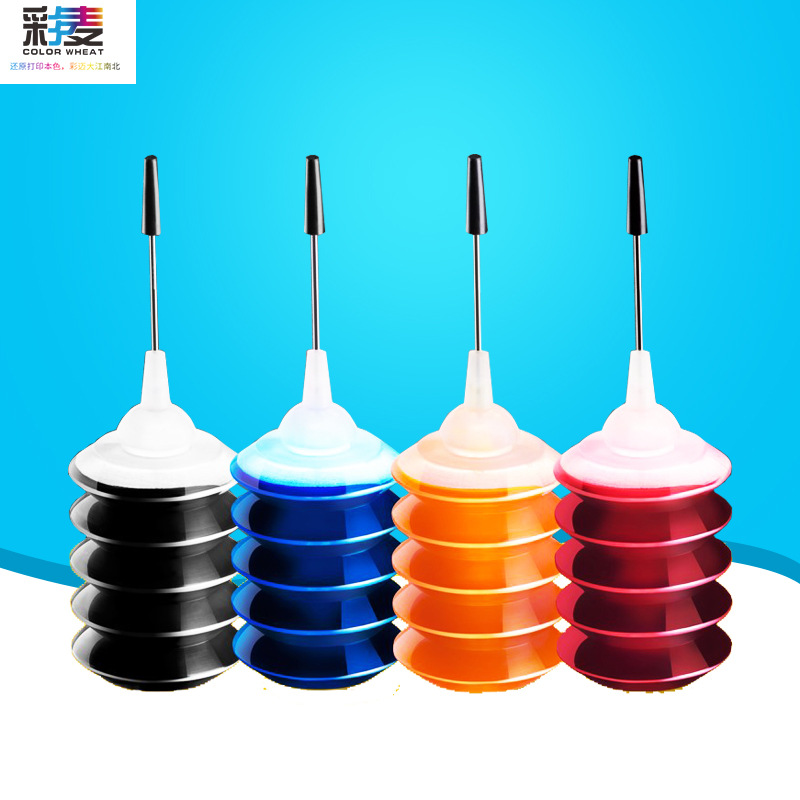 Compatible with HP dye ink spring bottle ink for Canon 4 color printer ink filling ink