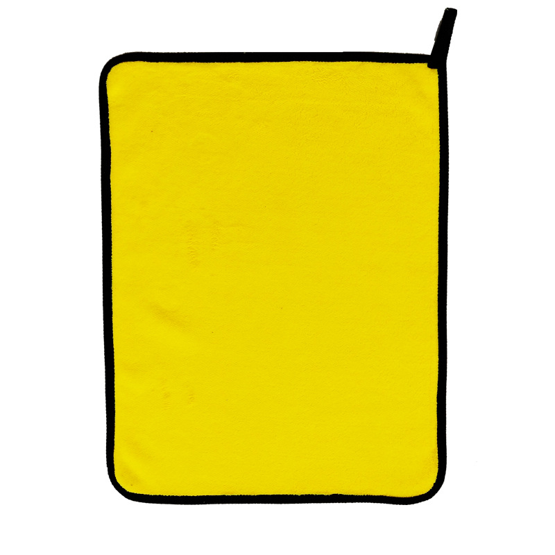 Оптовая продажа полотенца для автомобилей от производителей Джинчжоу, двустороннее, двухцветное, мягкое, впитывающее, полотенце высокой плотности, края из кораллового флиса