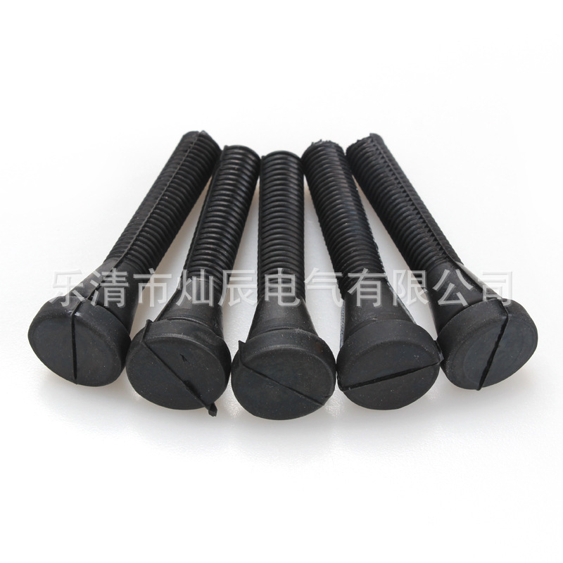 Rubber stick Black 96PCs long 6.5cm groove 1.2cm chicken duck goose hair removal machine hair removal stick glue stick bag