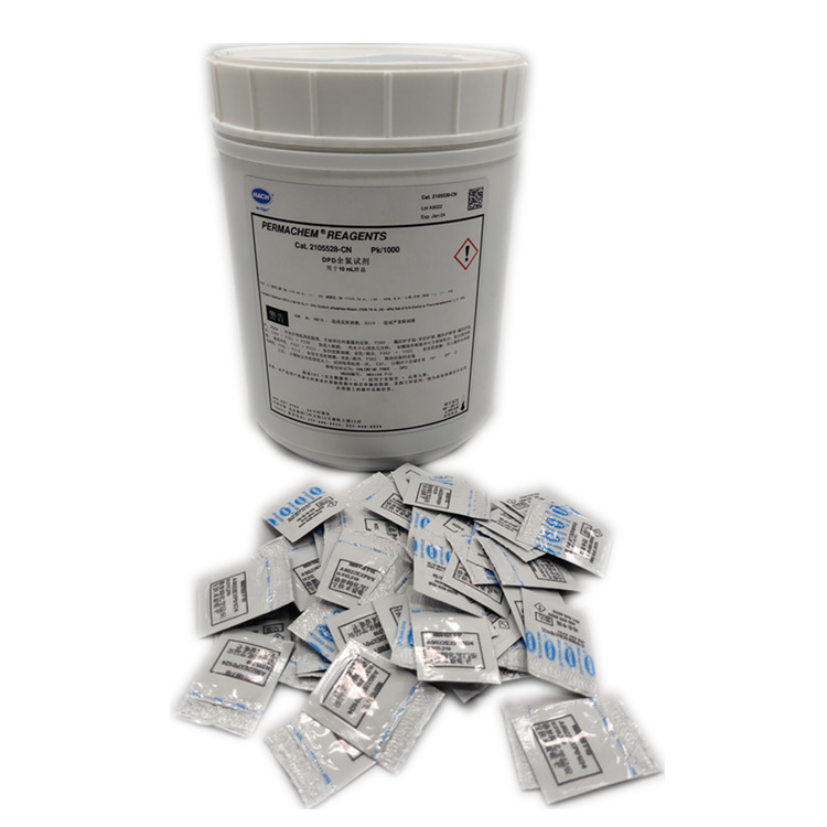 Hach Hach 2105528 -Cn Free Residual Chlorine Reagent Pk/1000 0.02-2.00Mg/L