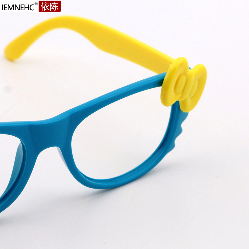 Color children's glasses frame KT cat cat bow knot glasses frame children's glasses baby glasses children's glasses frame
